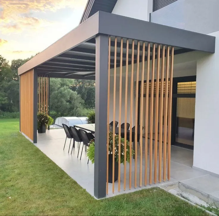 Pergola bioclimatique — terrasse Voreppe
